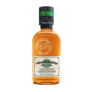 18.21 Man Made Travel Size Wash Spiced Vanilla 3in1 Szampon Do Włosów 100 ml - Szampony do włosów - miniaturka - grafika 1