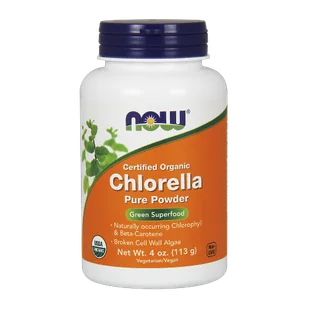 Now Foods Foods Chlorella Organiczna Proszek 113 g Foods) TT000800 - Odchudzanie i oczyszczanie - miniaturka - grafika 1