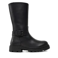 Buty dla dziewczynek - Kozaki ECCO Grainer K 72824201001 Czarny - miniaturka - grafika 1