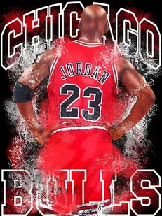 PODKŁADKA POD MYSZ Nadruk 22x18 cm Michael Jordan Chicago Bulls Prezent - Podkładki pod mysz - miniaturka - grafika 1