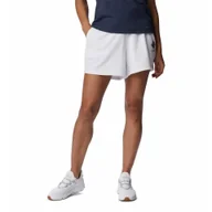 Odzież trekkingowa damska - Krótkie Spodenki Turystyczne Damskie Columbia Logo III French Terry Short - miniaturka - grafika 1