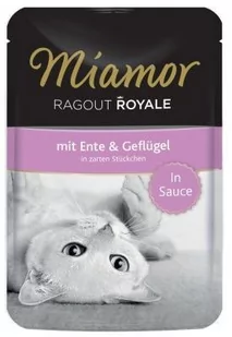 Miamor Ragout Royale z Kaczką i Drobiem w sosie Saszetka 100g 3679 - Mokra karma dla kotów - miniaturka - grafika 1