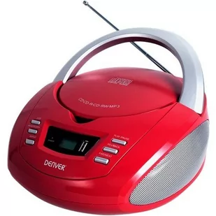 Radioodtwarzacz Denver TCU-211 CD radio FM / DAB + USB Czerwony - Radioodtwarzacze - miniaturka - grafika 1