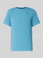 Koszulki męskie - T-shirt o kroju slim fit z nadrukiem z logo - miniaturka - grafika 1