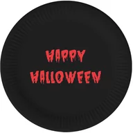 Halloween - Talerzyki na Halloween - Krwawe Halloween - 18 cm - 6 szt. - miniaturka - grafika 1