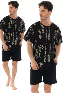 Piżama Męska bawełna krótkie spodnie Vienetta M - Piżamy damskie - miniaturka - grafika 1