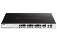 Pozostałe akcesoria sieciowe - D-LINK 24-Port Layer2 PoE Gigabit Smart Managed Switch dlink green 3.0 24x 10/100/1000Mbit/s TP PoE Port with 802.3at up to 30 Watt - miniaturka - grafika 1