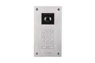Stacja bramowa 1 lokal Vidos S14D kamera 2Mpx 120° IR srebrna seria X - Akcesoria do monitoringu - miniaturka - grafika 1