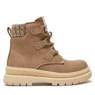 Buty dla dziewczynek - Trzewiki Garvalin 241560 C208 Brązowy - miniaturka - grafika 1