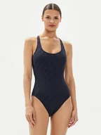 Stroje kąpielowe - MICHAEL Michael Kors Strój kąpielowy MM13374 Granatowy - miniaturka - grafika 1