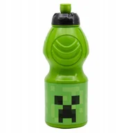 Bidony dla dzieci - BIDON DO SZKOŁY MINECRAFT GREEN 410ml - miniaturka - grafika 1