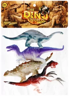 Mega Creative, Dinozaury figurki, 4 szt., 498696 - Figurki dla dzieci - miniaturka - grafika 1