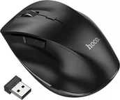 Myszki - Hoco HOCO mysz komputerowa bezprzewodowa 2,4G 1600 dpi GM24 czarna - miniaturka - grafika 1