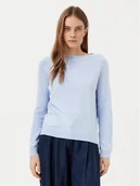 Swetry damskie - ONLY Sweter Rica 15204279 Niebieski Regular Fit - miniaturka - grafika 1