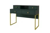 Biurka - Biurko z szufladami Cloe 03 - Zielony - Złoty - miniaturka - grafika 1