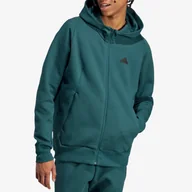 Bluzy sportowe męskie - Bluza Dresowa Męska Adidas Zapinane Kieszenie IN5087 - miniaturka - grafika 1