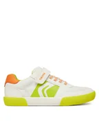 Buty dla chłopców - Geox Sneakersy J Gisli J555CD 5410 C0551 S Biały - miniaturka - grafika 1
