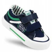 Buty dla dziewczynek - TRAMPKI dziecięce BIG STAR na rzepy JJ374315 22 - miniaturka - grafika 1