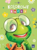 Edukacja przedszkolna - Kolorowe karty. Poziom B+. Karty pracy. Część 3 - miniaturka - grafika 1