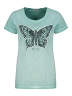 Koszulki i topy damskie - Fresh Made Koszulka w kolorze turkusowym - miniaturka - grafika 1