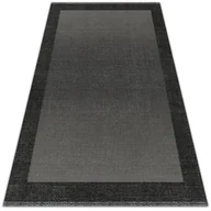 Dywany - Modny winylowy dywan wewnętrzny Szara rama 60x90 cm - miniaturka - grafika 1