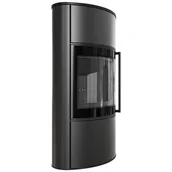 Piece wolnostojące - KOZA BJORN Wysoka czarny termotec z domykaniem - miniaturka - grafika 1