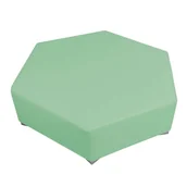 Meble i wyposażenie gabinetów medycznych - Siedzisko dla dzieci sześciobok FUN NC500 - 120x120x32 cm (wysokość siedziska 32 cm) - różne kolory - miniaturka - grafika 1