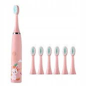 Szczoteczki do zębów dla dzieci - Zajączek SZCZOTECZKA SONICZNA DO ZĘBÓW DLA DZIECI 8 główek - miniaturka - grafika 1