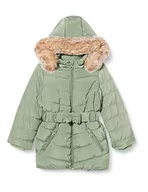 Kurtki i płaszcze dla dziewczynek - s.Oliver Dziewczęca kurtka outdoorowa, zielony, 98 cm - miniaturka - grafika 1