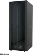 Szafy rack - INTELLINET 48,3 cm 19 Zoll Netzwerkschrank Premium Line 32 HE 1589x600x800mm HxBxT Flatpack Traglast 2000kg schwarz 715508 - miniaturka - grafika 1