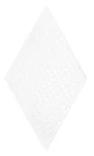 Płytki ceramiczne - Mozaika ceramiczna Rombic white 03 mat 11.5x20 cm - miniaturka - grafika 1