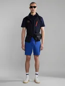 Spodnie męskie - Napapijri Bermudy "Nakuru" w kolorze niebieskim - miniaturka - grafika 1