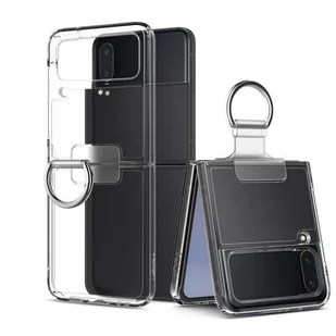 Etui SPIGEN Thin Fit Ring do Samsung Galaxy Z Flip 4 Przezroczysty - Etui i futerały do telefonów - miniaturka - grafika 1