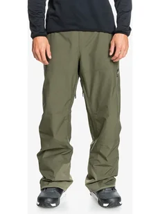 Quiksilver Spodnie narciarskie w kolorze khaki - Spodnie narciarskie - miniaturka - grafika 1