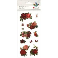 Zeszyty szkolne - Naklejki papierowe róże 12 szt - miniaturka - grafika 1