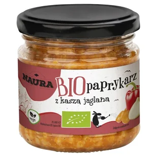 Naura Paprykarz z kaszą jaglaną wegański BIO 190 g - Produkty wegańskie i wegetariańskie - miniaturka - grafika 1