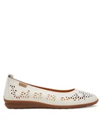 Baleriny - Pikolinos Baleriny W4C-4927 Biały - miniaturka - grafika 1