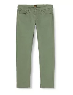 Lee Daren Zip Fly Pants męskie spodnie, zielony, 34W / 32L - Spodenki męskie - miniaturka - grafika 1