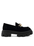 Półbuty damskie - Badura Loafersy SOPHIA-01 Czarny - miniaturka - grafika 1