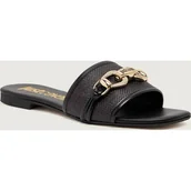 Klapki i japonki damskie - Just Cavalli Klapki FONDO ELISIE z dodatkiem skóry - miniaturka - grafika 1