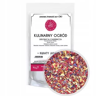 Kwiaty na tort Kulinarny ogród - 20g Kwiaty Jadaln - Dodatki do ciast w proszku - miniaturka - grafika 1