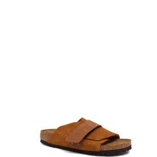 Birkenstock Skórzane klapki Kyoto - Klapki i japonki damskie - miniaturka - grafika 1