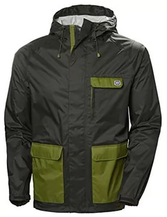 Spodnie męskie - Helly Hansen Roam 2, 5-warstwowa, wodoszczelna kurtka z kapturem, zielony, s - grafika 1