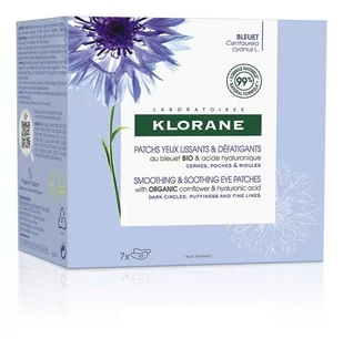 Klorane, Smoothing & Soothing Eye Patches, Wygładzająco-kojące płatki pod oczy, 14 szt. - Kosmetyki pod oczy - miniaturka - grafika 1