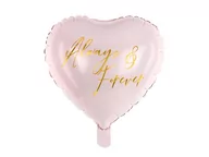 Wesele i ślub - Party Deco Balon foliowy Always & Forever - 45 cm - 1 szt. FB57-081J - miniaturka - grafika 1