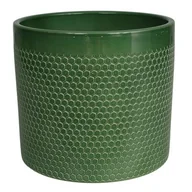 Donice - Osłonka ceramiczna 417 15 cm zielony lazur - miniaturka - grafika 1