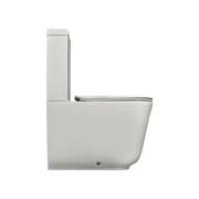Kompakty WC - Kerasan Tribeca Toaleta WC kompaktowa 69x35 cm biała 511701 - miniaturka - grafika 1