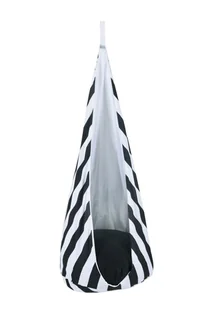 Huśtawka kokon dla dzieci, bawełna, zebra na huśtawce - Leżaczki i huśtawki - miniaturka - grafika 1