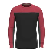 Pozostała odzież narciarska - Longsleeve męski Smartwool Classic Thermal Merino Base Layer Colorblock Crew - miniaturka - grafika 1