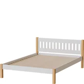 Łóżka dla dzieci i młodzieży - Łóżko 140 x 200 ze Stelażem Gaja Dolmar Dąb Naturalny / Czarny - miniaturka - grafika 1